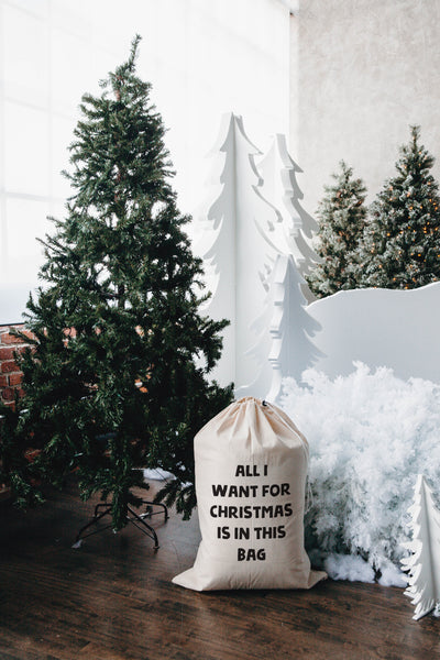 All I want for Christmas Santa Sack