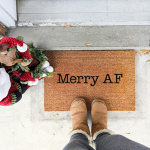 Merry AF Doormat