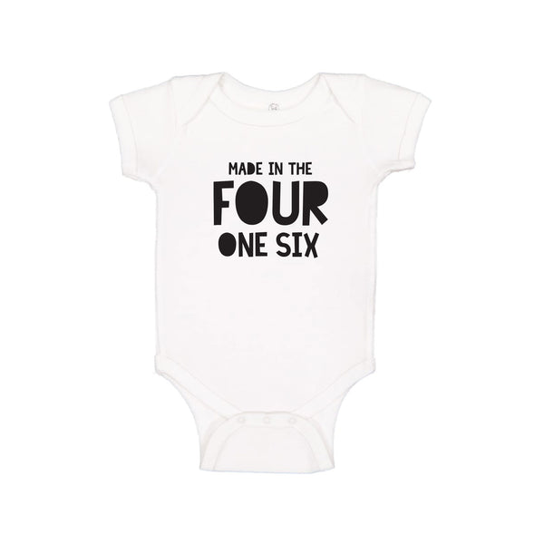 Made in the Four One Six Onesie